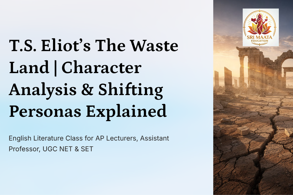 TS Eliot's The Waste Land Character Sketch